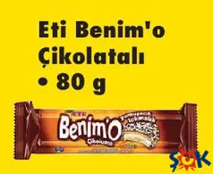 ETİ BENİM'O ÇİKOLATALI 80 G